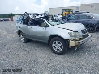 1999 Lexus RX 300 Luxury SUV with VIN JT6HF10U6X0048551, listed as a IAAI auction lot 39826424 with 1 mi miles. Bid and sale history available at carsss.com. Image 1.