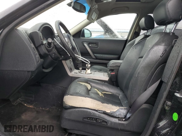 2005 Infiniti FX z VIN JNRAS08W05X217666, wystawiony jako Copart lot #37808544 z przebiegiem 172 472 mil mil oraz Szkoda całkowita • Salvage title. Historia ofert i sprzedaży dostępna na DreamBid. Obrazek 7.