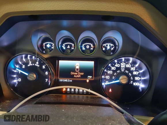 2016 Ford F-250 Lariat with VIN 1FT7W2B68GEA63497, listed as a IAAI auction lot 42369698 with 91,046 mi miles and . Bid and sale history available at DreamBid. Image 7.