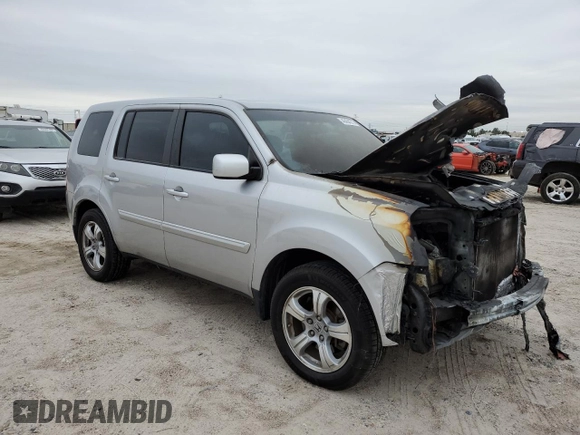 2012 Honda Pilot EX-L z VIN 5FNYF3H56CB035912, wystawiony jako Copart lot #46454275 z przebiegiem Nie podano mil oraz Szkoda całkowita • Salvage title. Historia ofert i sprzedaży dostępna na DreamBid. Obrazek 4.