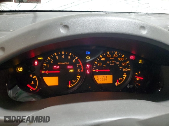 2017 Nissan Frontier SV with VIN 1N6DD0EV9HN708088, listed as a Copart auction lot 46720515 with 107,193 mi miles and Salvage title. Bid and sale history available at DreamBid. Image 9.