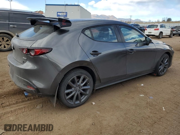 2019 Mazda Mazda3 Hatchback w/Preferred Pkg with VIN JM1BPBMM5K1143262, listed as a Copart auction lot 81387624 with 71,956 mi miles and Salvage Title. Bid and sale history available at carsss.com. Image 3.
