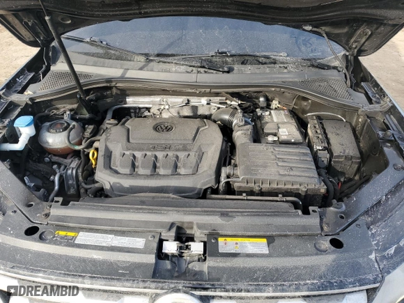 2021 Volkswagen Tiguan S with VIN 3VV0B7AXXMM098764, listed as a Copart auction lot 43116995 with 52,239 mi miles and Salvage Title. Bid and sale history available at carsss.com. Image 12.