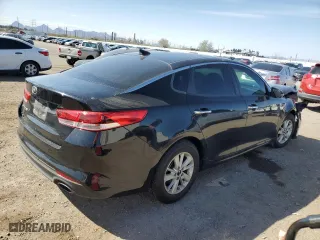 2017 Kia Optima LX with VIN 5XXGT4L31HG134707, listed as a Copart auction lot 48736695 with 117,924 mi miles and Salvage Title. Bid and sale history available at carsss.com. Image 3.