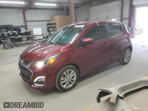 2022 Chevrolet Spark 1LT with VIN KL8CD6SA1NC030469, listed as a Copart auction lot 45008545 with 27,339 mi miles and Salvage Title. Bid and sale history available at carsss.com. Image 1.
