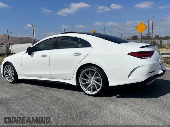 2019 Mercedes-Benz CLS with VIN WDD2J5JB0KA015104, listed as a IAAI auction lot 42108693 with 59,102 mi miles. Bid and sale history available at carsss.com. Image 14.