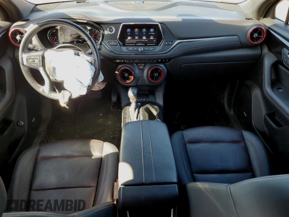 2022 Chevrolet Blazer RS with VIN 3GNKBKRS8NS137567, listed as a Copart auction lot 53806235 with 71,174 mi miles and Salvage title. Bid and sale history available at DreamBid. Image 8.