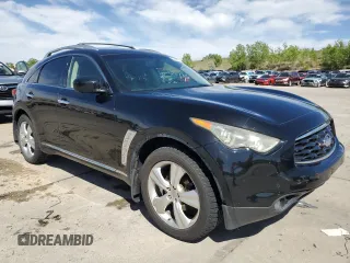 2011 Infiniti FX with VIN JN8AS1MW8BM734582, listed as a Copart auction lot 56852125 with 140,507 mi miles and Salvage title. Bid and sale history available at DreamBid. Image 4.