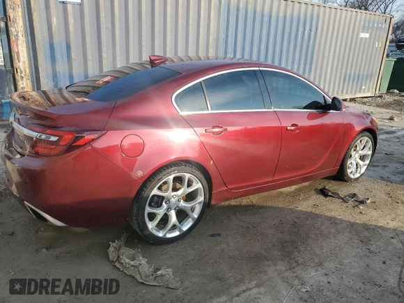 2016 Buick Regal GS with VIN 2G4GV5GX6G9158130, listed as a Copart auction lot 47283795 with 158,918 mi miles and Clean Title. Bid and sale history available at DreamBid. Image 3.