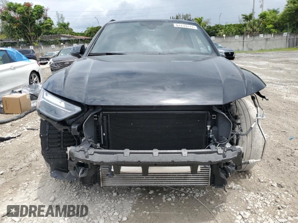 2023 Audi SQ5 Premium Plus with VIN WA1B4AFY8P2074176, listed as a Copart auction lot 67259774 with 20,385 mi miles and Salvage Title. Bid and sale history available at carsss.com. Image 5.