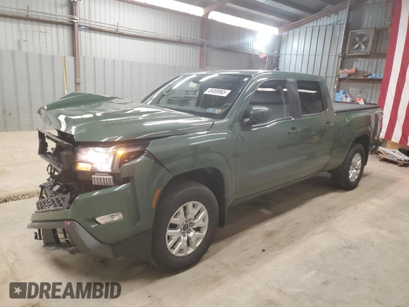 2023 Nissan Frontier SV with VIN 1N6ED1FK3PN637239, listed as a Copart auction lot 49469965 with 17,570 mi miles and Salvage title. Bid and sale history available at DreamBid. Image 1.