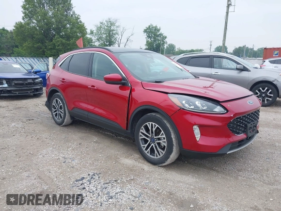 2020 Ford Escape SEL z VIN 1FMCU9H61LUC43162, wystawiony jako IAAI lot #42416146 z przebiegiem 50 718 mil mil oraz . Historia ofert i sprzedaży dostępna na DreamBid. Obrazek 1.