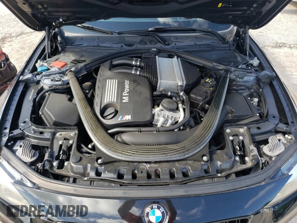 2018 BMW M4 with VIN WBS4Y9C57JAC86460, listed as a Copart auction lot 73022204 with 28,477 mi miles and Salvage Title. Bid and sale history available at carsss.com. Image 11.