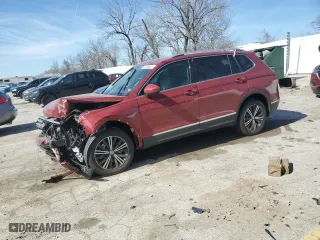 2019 Volkswagen Tiguan SE with VIN 3VV2B7AX8KM050315, listed as a Copart auction lot 49459895 with 66,372 mi miles and Salvage Title. Bid and sale history available at carsss.com. Image 1.