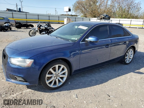 2013 Audi A4 Premium Plus with VIN WAUFFAFL6DN034952, listed as a Copart auction lot 52313145 with 154,754 mi miles and Clean Title. Bid and sale history available at carsss.com. Image 1.