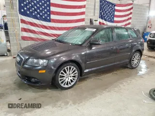 2007 Audi A3 with VIN WAUHF78P57A089870, listed as a Copart auction lot 47519104 with 124,740 mi miles and Salvage title. Bid and sale history available at DreamBid. Image 1.