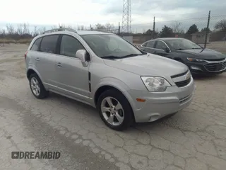 2014 Chevrolet Captiva Sport LTZ with VIN 3GNAL4EKXES645176, listed as a IAAI auction lot 41301924 with 116,906 mi miles and . Bid and sale history available at DreamBid. Image 1.
