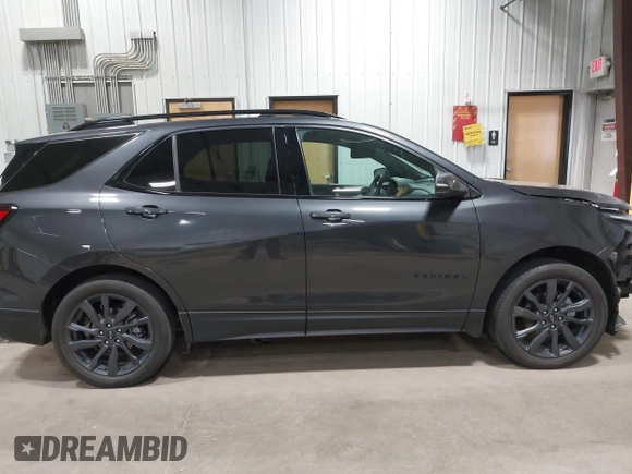2022 Chevrolet Equinox RS with VIN 3GNAXWEV0NS173242, listed as a IAAI auction lot 42483371 with 28,159 mi miles and . Bid and sale history available at DreamBid. Image 13.