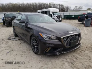 2019 Genesis G80 3.8L with VIN KMHGN4JE8KU295941, listed as a Copart auction lot 44927543 with 33,335 mi miles. Bid and sale history available at carsss.com. Image 4.