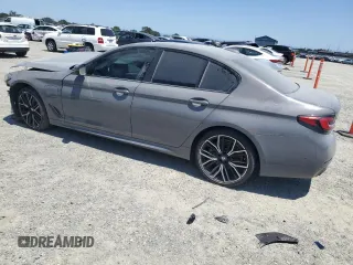2021 BMW 5 Series 530e with VIN WBA13AG05MCF71415, listed as a Copart auction lot 58554935 with 9,994 mi miles and Clean title. Bid and sale history available at DreamBid. Image 2.