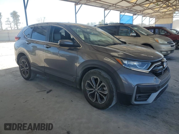 2020 Honda CR-V EX-L with VIN 5J6RW1H80LL007260, listed as a Copart auction lot 47457135 with 95,558 mi miles and Salvage Title. Bid and sale history available at carsss.com. Image 4.