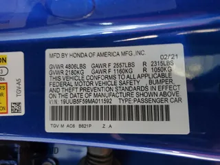 2021 Acura TLX w/A-Spec Package with VIN 19UUB5F59MA011592, listed as a Copart auction lot 58799245 with 41,682 mi miles and Salvage title. Bid and sale history available at DreamBid. Image 12.