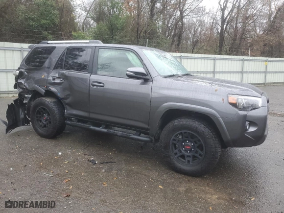 2023 Toyota 4Runner SR5 Premium with VIN JTENU5JRXP6149636, listed as a Copart auction lot 42730955 with 21,253 mi miles and Salvage Title. Bid and sale history available at carsss.com. Image 4.