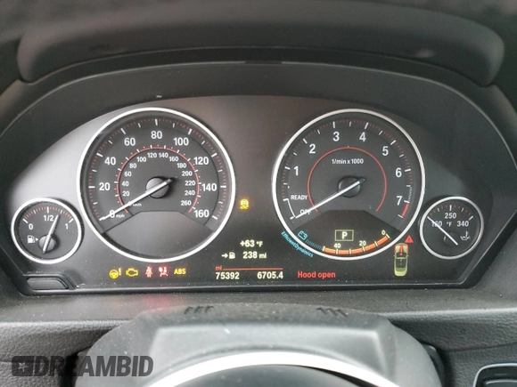 2015 BMW 4 Series 435i xDrive with VIN WBA3T7C58FP942542, listed as a Copart auction lot 78869484 with 75,392 mi miles and Salvage title. Bid and sale history available at DreamBid. Image 9.