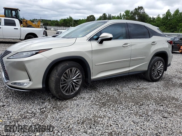2021 Lexus RX 350 with VIN 2T2JZMAA4MC203103, listed as a Copart auction lot 54626645 with 8,081 mi miles and Salvage Title. Bid and sale history available at DreamBid. Image 1.