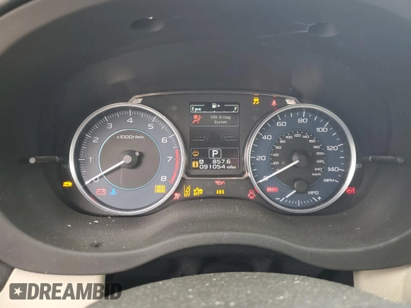 2015 Subaru Crosstrek Limited with VIN JF2GPASC6F8236168, listed as a Copart auction lot 57773845 with 91,054 mi miles and Salvage title. Bid and sale history available at DreamBid. Image 9.