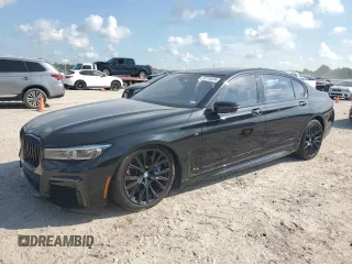 2022 BMW 7 Series with VIN WBA7U6C01NCH34153, listed as a Copart auction lot 72715324 with 28,962 mi miles and Salvage title. Bid and sale history available at DreamBid. Image 1.