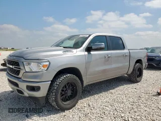 2023 Ram 1500 Big Horn with VIN 1C6SRFFT1PN701718, listed as a Copart auction lot 57963545 with 47,699 mi miles and Salvage title. Bid and sale history available at DreamBid. Image 1.