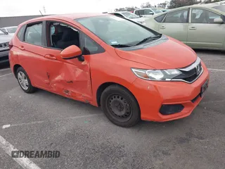 2019 Honda Fit LX with VIN 3HGGK5H44KM703289, listed as a IAAI auction lot 42058382 with Not Provided miles. Bid and sale history available at carsss.com. Image 1.