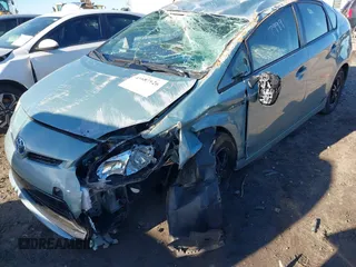 2013 Toyota Prius One with VIN JTDKN3DU2D5681411, listed as a IAAI auction lot 41687126 with 166,146 mi miles. Bid and sale history available at carsss.com. Image 6.