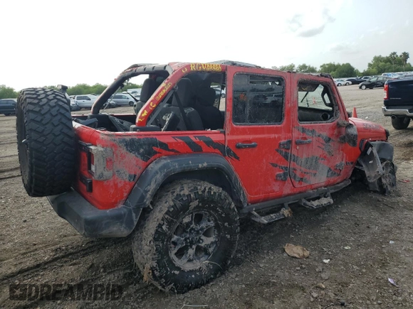2023 Jeep Wrangler Willys with VIN 1C4HJXDN9PW509722, listed as a Copart auction lot 53980855 with 29,935 mi miles and Salvage title. Bid and sale history available at DreamBid. Image 3.