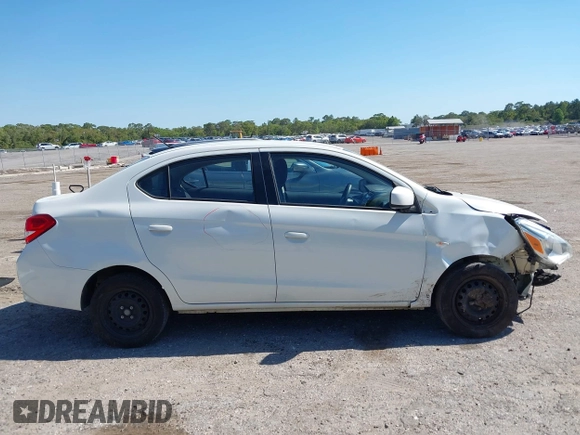 2017 Mitsubishi Mirage ES with VIN ML32F3FJXHHF08536, listed as a IAAI auction lot 42026950 with 91,610 mi miles and . Bid and sale history available at DreamBid. Image 14.