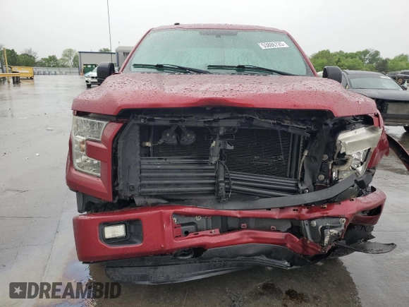 2016 Ford F-150 XLT with VIN 1FTEW1EF4GFA35428, listed as a Copart auction lot 53886725 with 257,484 mi miles and Salvage Title. Bid and sale history available at carsss.com. Image 5.