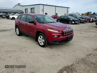 2016 Jeep Cherokee Sport with VIN 1C4PJMABXGW366669, listed as a Copart auction lot 55060605 with 68,978 mi miles and Salvage title. Bid and sale history available at DreamBid. Image 15.