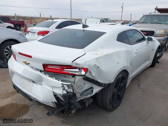 2016 Chevrolet Camaro 1LT with VIN 1G1FB1RS0G0182008, listed as a IAAI auction lot 41589059 with 53000 miles. Bid and sale history available at carsss.com. Image 4.