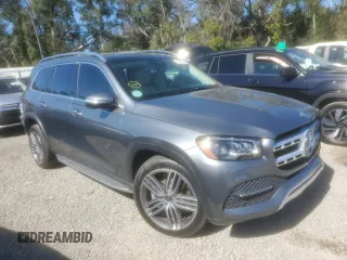 2022 Mercedes-Benz GLS 450 with VIN 4JGFF5KE2NA589208, listed as a Copart auction lot 41688724 with 39,855 mi miles and . Bid and sale history available at DreamBid. Image 4.