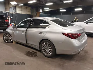 2018 Infiniti Q50 3.0t Luxe with VIN JN1EV7AR1JM430680, listed as a IAAI auction lot 41899270 with Not Provided miles. Bid and sale history available at carsss.com. Image 3.