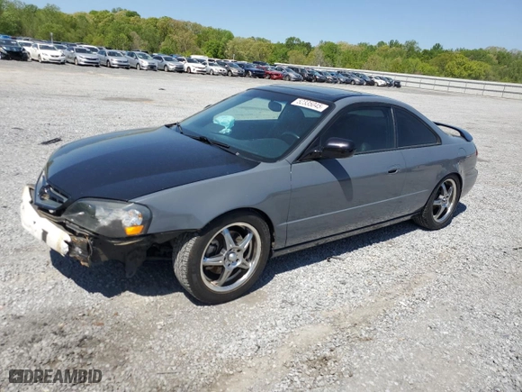 2001 Acura CL Type S with VIN 19UYA42701A010784, listed as a Copart auction lot 52335045 with 167,532 mi miles and Salvage Title. Bid and sale history available at carsss.com. Image 1.
