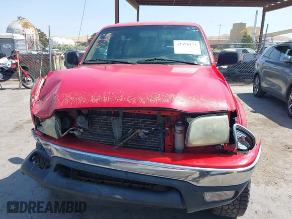 2004 Toyota Tacoma PreRunner with VIN 5TEGN92N94Z335017, listed as a IAAI auction lot 42398174 with 250,771 mi miles and . Bid and sale history available at DreamBid. Image 12.