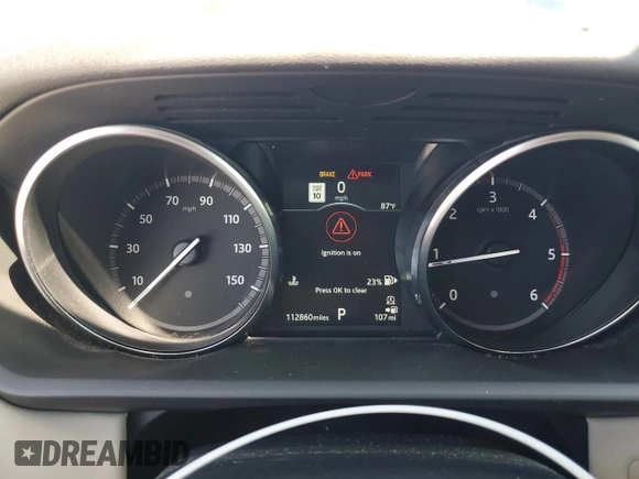 2018 Land Rover Discovery with VIN SALRG2RK8JA068506, listed as a Copart auction lot 49899055 with 112,860 mi miles and Clean Title. Bid and sale history available at DreamBid. Image 9.