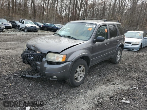 2004 Ford Escape Limited with VIN 1FMCU94184KB37525, listed as a Copart auction lot 49971575 with 0 mi miles and Salvage Title. Bid and sale history available at carsss.com. Image 1.