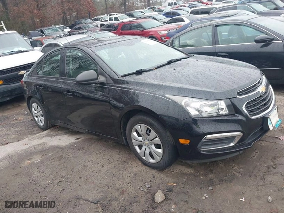 2015 Chevrolet Cruze LS with VIN 1G1PA5SH4F7150620, listed as a IAAI auction lot 41110009 with 77,494 mi miles. Bid and sale history available at carsss.com. Image 1.