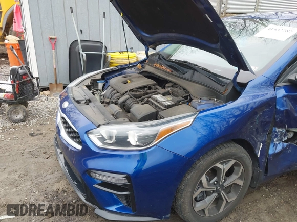 2019 Kia Forte LXS with VIN 3KPF24AD9KE042657, listed as a IAAI auction lot 41932787 with 53,221 mi miles and . Bid and sale history available at carsss.com. Image 12.
