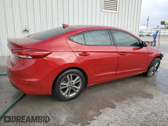 2018 Hyundai Elantra GL with VIN KMHD84LF5JU451092, listed as a Copart auction lot 46946555 with 104,815 mi miles and Clean Title. Bid and sale history available at DreamBid. Image 3.