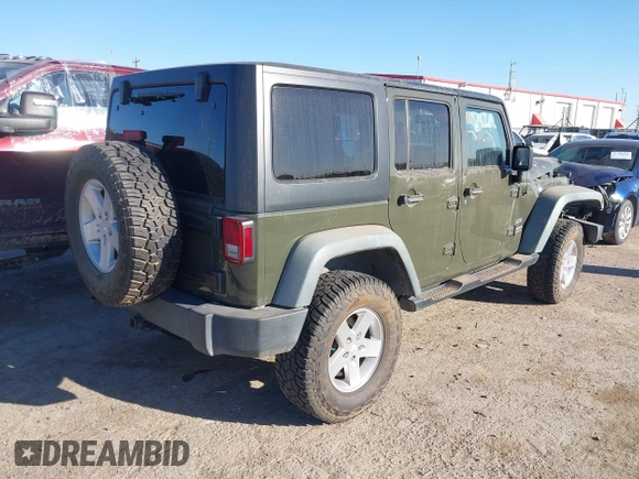 2015 Jeep Wrangler Unlimited Sport with VIN 1C4BJWDG5FL745673, listed as a IAAI auction lot 41681043 with 97,605 mi miles and . Bid and sale history available at DreamBid. Image 4.