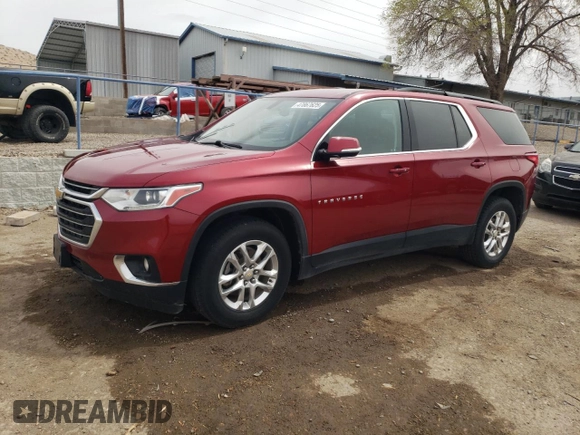 2019 Chevrolet Traverse LT z VIN 1GNERHKWXKJ137382, wystawiony jako Copart lot #47867625 z przebiegiem 103 759 mil mil oraz Szkoda całkowita • Salvage title. Historia ofert i sprzedaży dostępna na DreamBid. Obrazek 1.